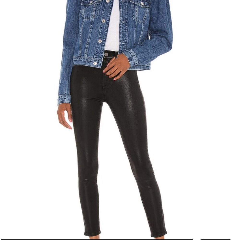 7 For All Mankind The High Waist Ankle Skinny
